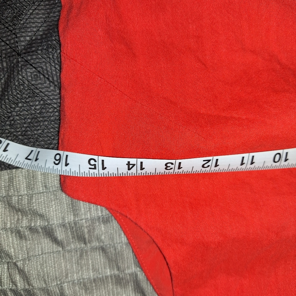 Antonio Melani Size 0 Orange Charlie Linen Blend Shift Dress One Shoulder - Picture 9 of 10